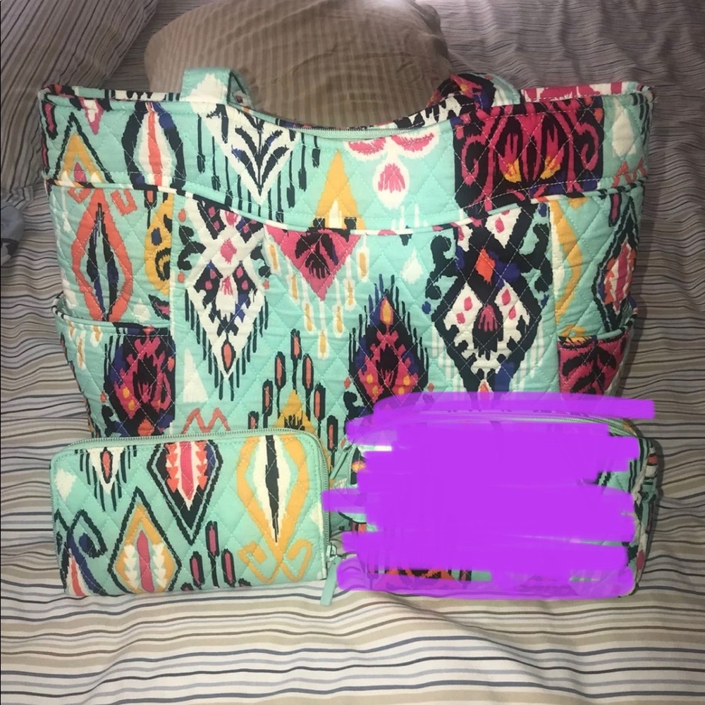 Vera Bradley purse & matching wallet
